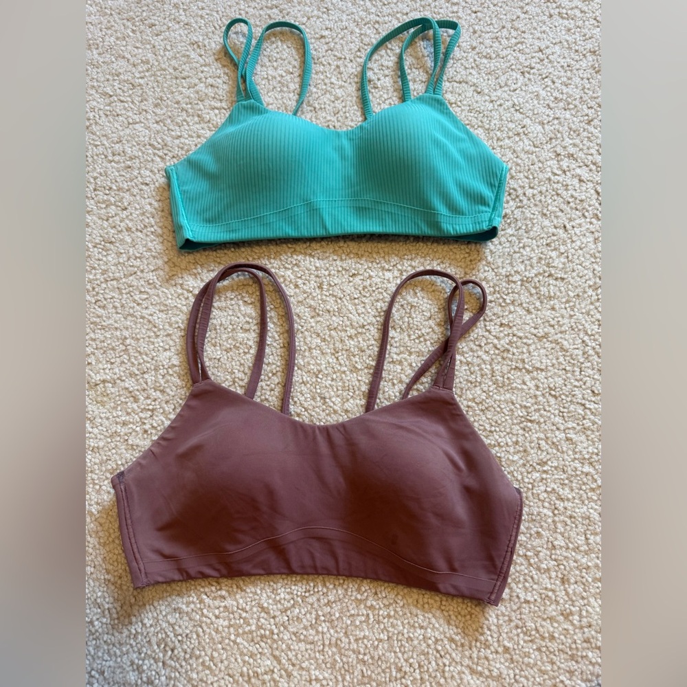 Lululemon light support bras size 8